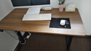 喜米莱【热卖款式】电动升降桌电脑电竞桌台式学习书桌实木办公直播桌子 【单电机】胡桃色+黑腿18mm桌面 长120宽60高75cm 实拍图