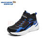 Skechers斯凯奇儿童秋冬休闲男女童二棉鞋轻质加绒保暖靴405222L/302583L 男童/黑色/宝蓝色/BKRY 38 实拍图