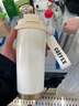 SZTAA保温杯咖啡杯316不锈钢陶瓷男女士吸管杯便携车载水杯茶杯伴手礼 白色520ml咖啡杯 实拍图