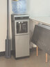 夏新（Amoi）饮水机家用立式办公室桶装水制冷制热冷热型客厅小型台式快速加热烧水器冷热两用上置式落地饮水器 黑银双门推杯取水 制热型 实拍图