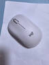 罗技（Logitech）M221 轻音鼠标 无线鼠标 办公鼠标 对称鼠标 带无线微型接收器 米白色 实拍图