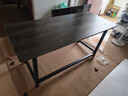 汤能优品电脑桌台式书房办公学习桌家用书桌简约写字桌卧室电竞游戏桌子 灰橡木色160*70CM【40MM钢管】 实拍图
