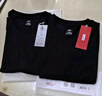 京东京造【已售300w件】短袖t恤男衣服秋季男士打底外穿 黑色 2XL 实拍图