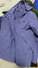 伯希和（Pelliot）【经典2.0山野】冲锋衣三合一男女秋冬户外防水防风保暖外套夹克 【女款】山梗紫 | 两件套 | 抓绒内胆 L 女 115-125斤 男131-152 实拍图