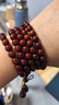 龍隐正宗小叶紫檀手串男女士款文玩手链檀香木佛珠子转运正品高端情侣 带金星款8mm*108颗（京仓速发） 实拍图