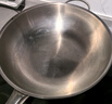 菲仕乐哥本系列30厘米（玻璃盖）单柄炒锅无涂层不锈钢炒菜锅 实拍图