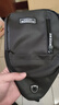 运动跑步包男休闲斜挎包手机包防泼水健身包女单肩包 黑色 实拍图