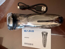 超人【出行必备】剃须刀电动刮胡刀男士车载充电式便携大功率剃胡须子刀全身水洗RS7350银  实拍图