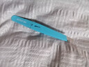 MR.GREEN德国品牌眉夹进口不锈钢眉夹子贴假睫毛拔毛器修眉镊子拔胡子胡须 蓝色 1件 实拍图