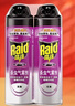 雷达（Raid）基孔肯雅热杀虫剂喷雾550ml*2瓶无香型杀虫气雾剂 蟑螂药 灭蟑螂 实拍图