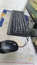 双飞燕（A4TECH）F1010Q 104键有线键鼠套装 轻音办公笔记本台式电脑安静打字薄膜键盘鼠标套装 遂空灰 实拍图