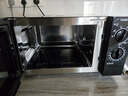 格兰仕（Galanz）微波炉烤箱一体机 平板式不锈钢内胆23升大容量家用光波炉机械旋钮操作简单G80F23SP-M8(S0) 实拍图