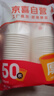 【央视认证】加厚一次性纸杯超市同款大容量杯子活动家用水杯 京喜联名50只（新老包装随机发货） 【全网热销】 实拍图