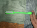 随身灯usb灯 led节能灯台灯笔记本充电宝sub灯条小夜灯宿舍看书灯 USB护眼小夜灯【绿色】1条装 实拍图