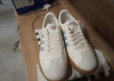 adidas「T头鞋」VL COURT 2.0复古休闲板鞋德训鞋阿迪达斯轻运动   汉玉白/蓝色/金色(推荐女生选小半码)   38 实拍图