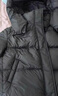 雪中飞抽绳连帽羽绒服女装冬季通勤居家百搭款鸭绒保暖松紧羽绒外套衣服 黑色 L (165) 实拍图