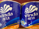 维达（Vinda）【孙颖莎推荐】有芯卷纸 蓝色经典4层140克*27卷 卫生纸纸巾 整箱 实拍图