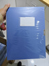 得力(deli)10只35mmA4加厚PP粘扣文件盒/档案盒 试卷收纳 财会用品  27035蓝色得力办公好物 实拍图