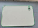 【出口转内销】小麦秸秆切菜板家用双面加厚砧板防霉案板水果专用 绿色38*26cm中号 实拍图