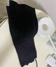 振德医用静脉曲张弹力袜 二级短筒露趾款 静脉曲张袜 压力袜 黑色 M 实拍图