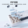 珂芝（KZZI）K75V2三模客制化机械键盘无线蓝牙有线电竞游戏家用办公82键RGB灯光PBT键帽Gasket冰川蓝风雨轴V2 实拍图