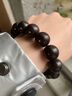 古木匠印度小叶紫檀手串男2.0老料高密爆满金星檀香木108颗佛珠手链女款 15mm*15颗收藏级爆满金星 实拍图