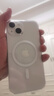 绿联 适用苹果14手机壳iPhone14磁吸壳 MagSafe无线充电 防摔抗指纹防磨防震 全包超薄保护套 透明  实拍图