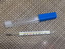 鱼跃（Yuwell）水银体温计家用成人宝宝儿童婴儿玻璃大刻度腋下温度计体温表 大号腋下型2支装 实拍图