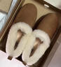 UGG秋季女士舒适茸茸毛鞋领厚底圆头休闲懒人毛毛鞋 1166733 CHE | 栗色 42 鞋款偏小，建议拍大一码 实拍图