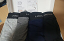 浪莎男士内裤男纯棉10A抗菌平角裤透气中腰男式四角裤男生裤头4条装 实拍图
