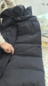 京东京造羽绒服女90鸭绒泡芙春秋新年战袍新款女士外套 中长款黑色 L 实拍图