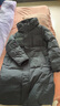 雪中飞秋冬新款时尚休闲舒适廓形男士“H”版型印花立领连帽羽绒服男 钢铁灰|8224 L /175/96A 实拍图