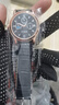 【网红爆款】商务腕表石英运动表休闲皮带男女手表 黑色 实拍图