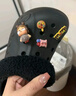 CROCS卡骆驰贝雅暖绒洞洞鞋女暖棉男棉鞋外穿拖鞋|206633 黑/黑-060 (建议买大一码) 40 (250mm) 实拍图