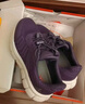 足力健中老年春秋季健步轻便软底送妈妈休闲散步鞋2431369J 紫-女  40 实拍图