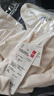 优衣库男装柔滑弹力摇粒绒半拉链套头衫/长袖25秋冬新款481184 01 乳白色 XL 实拍图