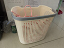 京东物流 脏衣篓家用脏衣服收纳筐脏衣篮浴室洗衣篮神器收纳筐 奶油黄 大号+大号【优惠2件套】 实拍图