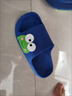 儿童拖鞋夏季外出洗澡居家内防臭防滑男童厚底外穿亲子抗菌凉拖鞋 厚底防滑版-【宝蓝色】 单层 9青蛙 34 /34-35 长度 215 实拍图