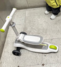 babycare儿童滑板车2-6岁二合一折叠童车重力转向宝宝可坐生日礼物 辛德白 实拍图