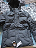 雪中飞鹅绒羽绒服男士短款脱卸帽加厚保暖休闲商务秋冬外套男装190 实拍图