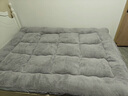 南极人冬季羊羔绒床垫褥子0.9x1.9米学生宿舍单人冬天加厚保暖软被铺底 灰色【加厚羊羔绒床垫】 90x200cm 实拍图