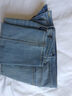 京东京造【四面高弹】牛仔裤男休闲裤子男直筒秋季莱卡衣服 浅蓝36 实拍图