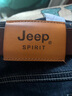 JEEP SPIRIT吉普牛仔裤男秋冬季韩版潮流裤子男士直筒修身男裤 蓝灰加绒 32 实拍图
