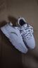 安踏男鞋运动鞋子男士冬季皮面防泼水透气轻便软底白色跑步休闲鞋 【皮面防泼水神器】安踏白/灰-4 42 实拍图