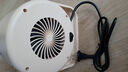 嘉柏兰【国标3C认证】取暖器桌面暖风机办公室电暖器家用电暖气小型电暖风迷你热风机学生桌面取暖电器 【紫灰色】3C认证+多档调节+节能省电 实拍图