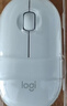 罗技（Logitech）LOGITECH PEBBLE鼠标 无线蓝牙鼠标 办公静音鼠标 女性鼠标对称鼠标 鹅卵石造型 米白色 实拍图