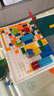 麦格萌（MAIGEMENG）儿童积木桌玩具男孩女孩宝宝大颗粒积木拼装3-6岁六一生日礼物 大号桌+1椅+350大颗粒+4增高收纳 实拍图