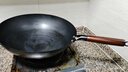京严铁锅章丘炒锅正宗老式无涂层精铁不粘炒菜锅家用圆底煎锅燃气专用 【宗师级｜古法技艺】适合5-7人  直径 34cm 【三次开锅发货｜不粘不锈｜好养锅】 实拍图