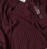 优衣库女装精纺美利奴羊毛罗纹圆领针织短开衫/25秋冬新款478336 18 暗红色 2XL /165/100B 实拍图