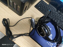 漫步者（EDIFIER）USB K815  头戴式电脑笔记本有线耳机 游戏耳机 在线教育听力对话耳麦 黑色 实拍图